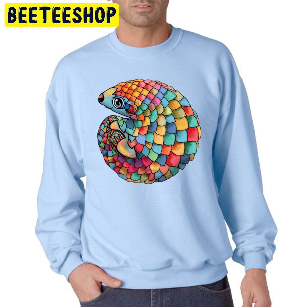 Rainbow Pangolin Trending Unisex Sweatshirt Rainbow Pangolin Trending Unisex Sweatshirt