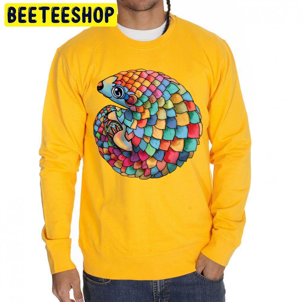 Rainbow Pangolin Trending Unisex Sweatshirt Rainbow Pangolin Trending Unisex Sweatshirt
