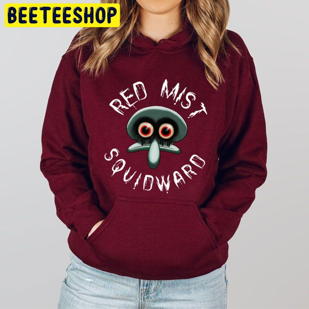 Red Mist Squidward Tentacles Spongebob Unisex Hoodie Red Mist Squidward Tentacles Spongebob Unisex Hoodie