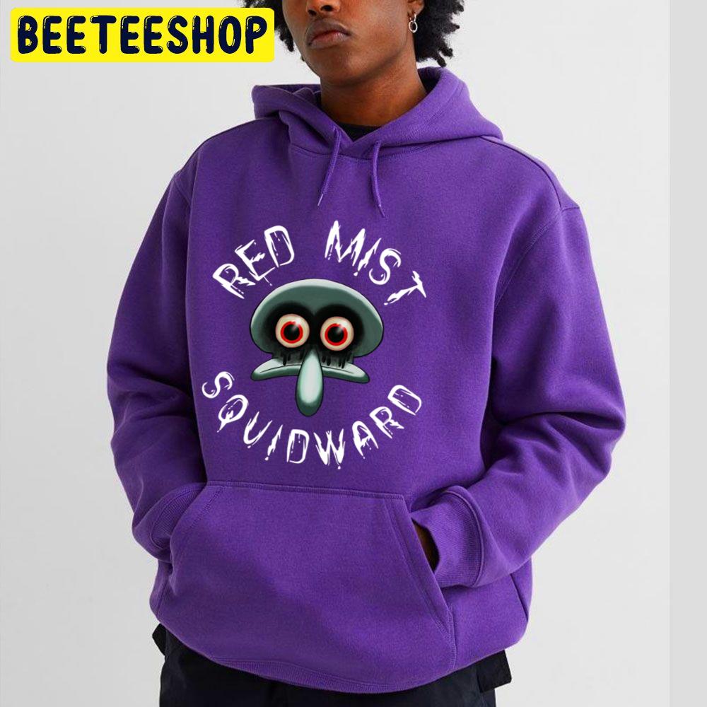 Red Mist Squidward Tentacles Spongebob Unisex Hoodie Red Mist Squidward Tentacles Spongebob Unisex Hoodie