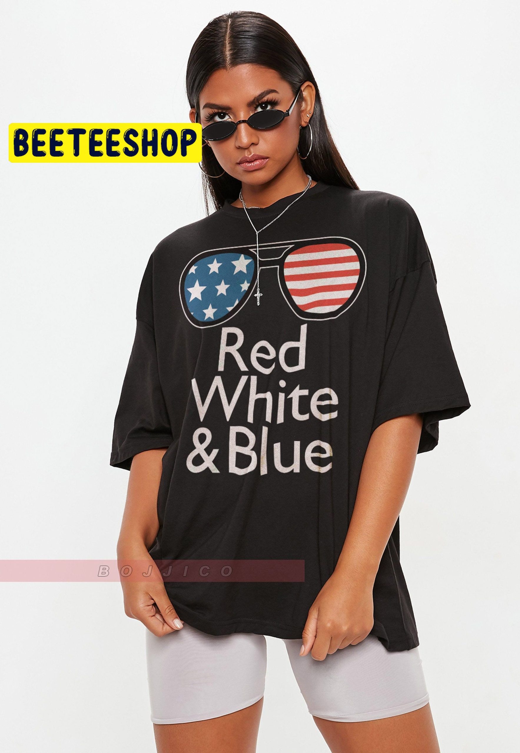 Red, White & Blue Independence American Flag Trending Unisex T-Shirt Red, White & Blue Independence American Flag Trending Unisex T-Shirt