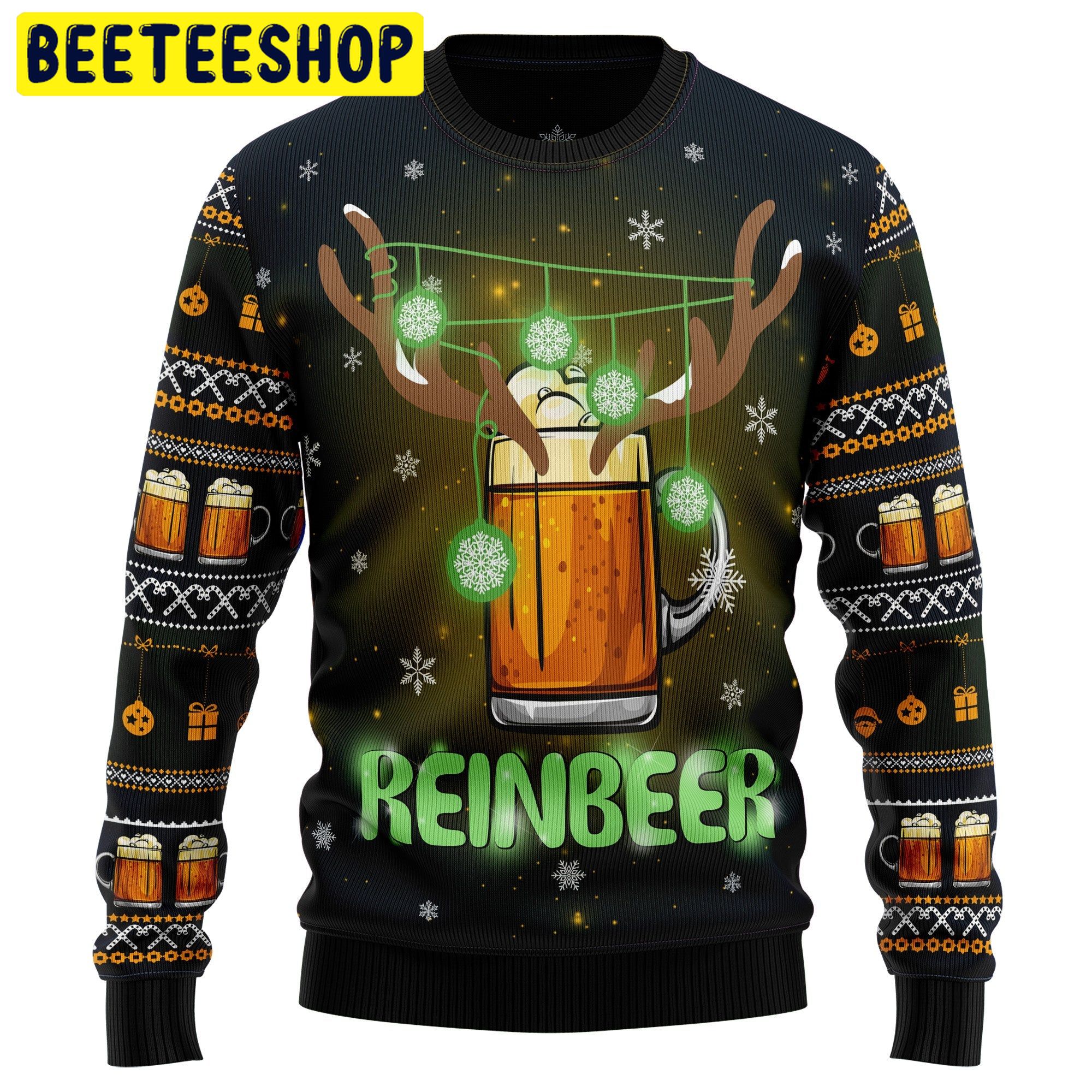 Reinbeer Trending Ugly Christmas Sweatshirt Reinbeer Trending Ugly Christmas Sweatshirt