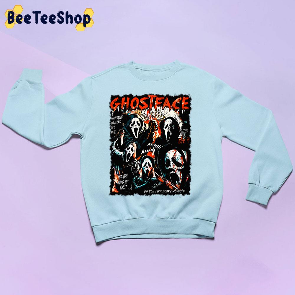 Retro 90s Scream Movie Halloween Unisex Sweatshirt Retro 90s Scream Movie Halloween Unisex Sweatshirt