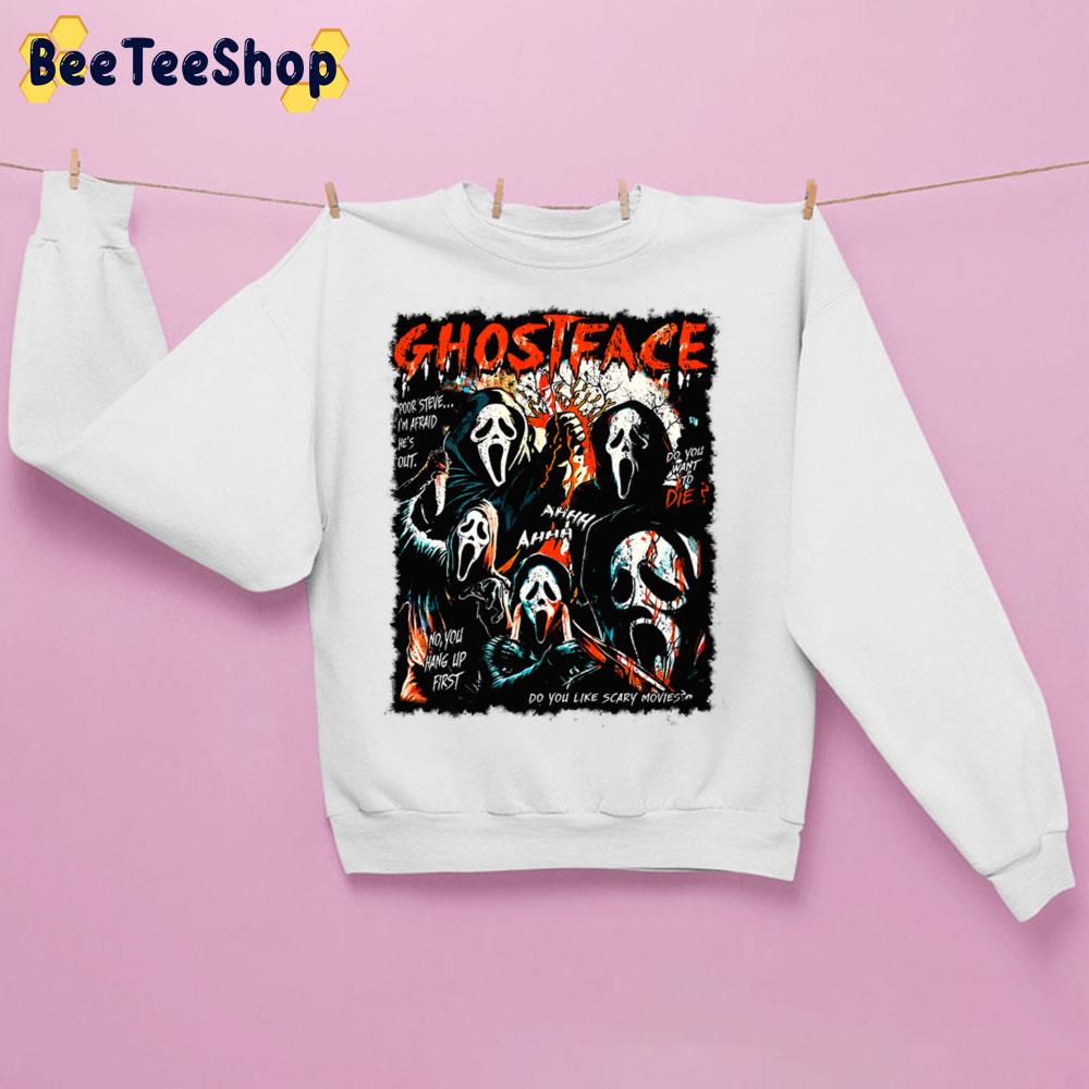 Retro 90s Scream Movie Halloween Unisex Sweatshirt Retro 90s Scream Movie Halloween Unisex Sweatshirt