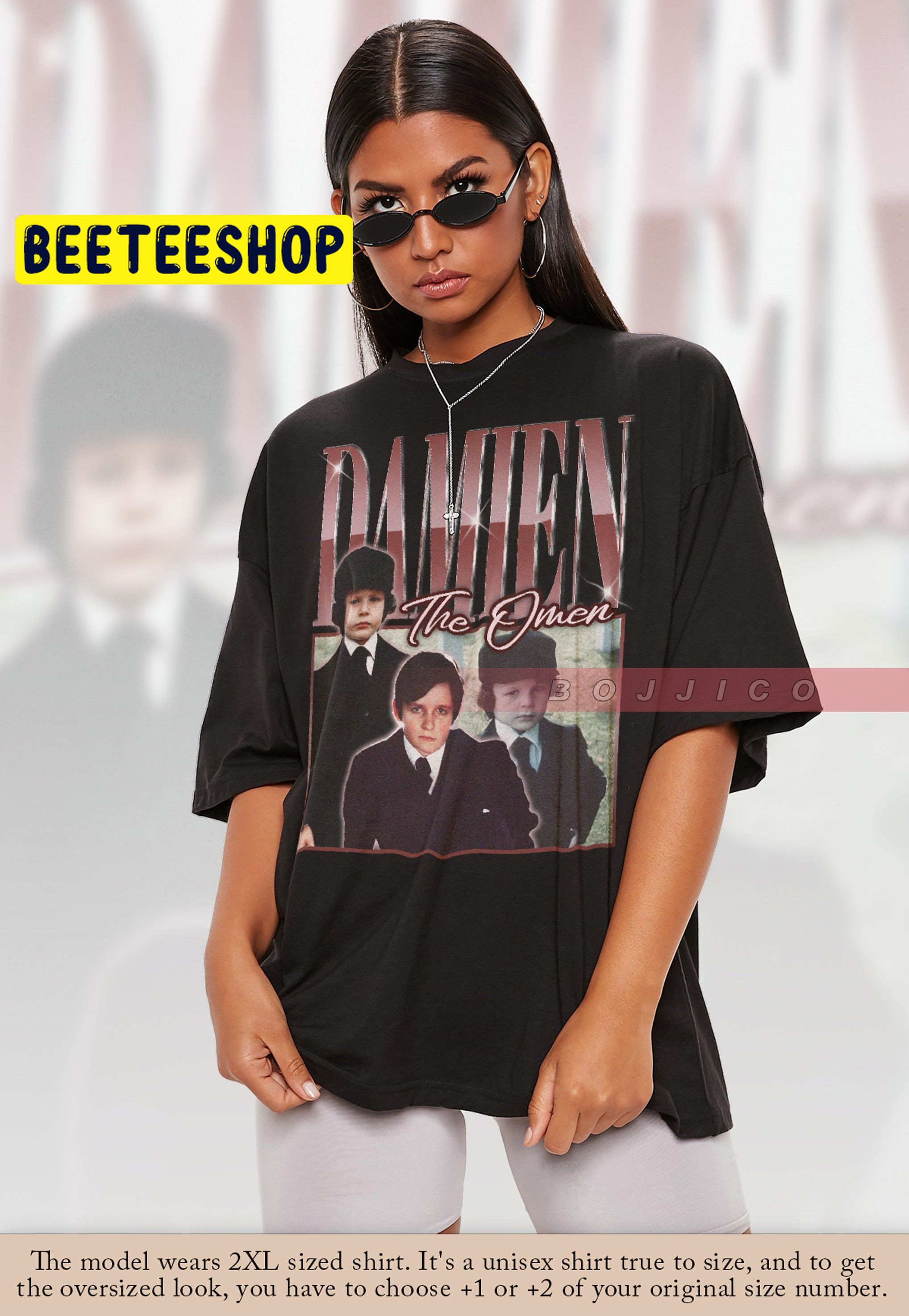 Retro Damien The Omen Trending Unisex T-Shirt