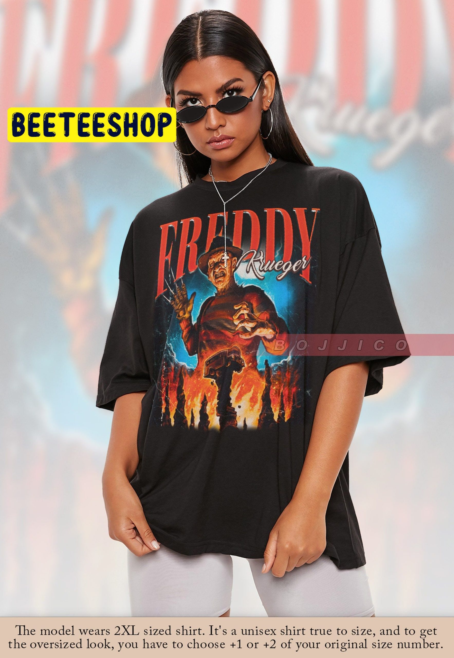 Retro Freddy Krueger Vintage Nightmare Halloween Trending Unisex T-Shirt Retro Freddy Krueger Vintage Nightmare Halloween Trending Unisex T-Shirt