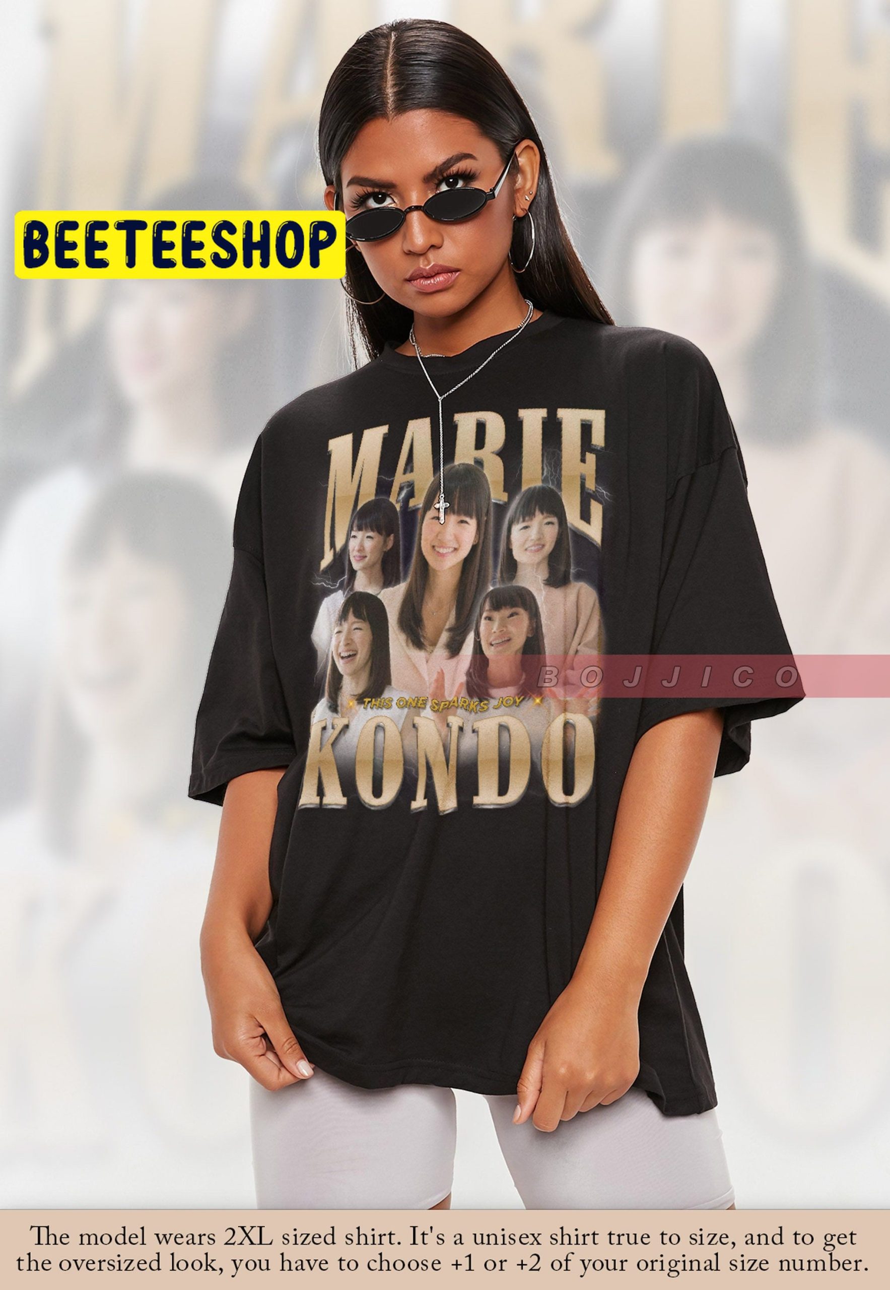 Retro Marie Kondo This One Sparks Joy Trending Unisex T-Shirt Retro Marie Kondo This One Sparks Joy Trending Unisex T-Shirt