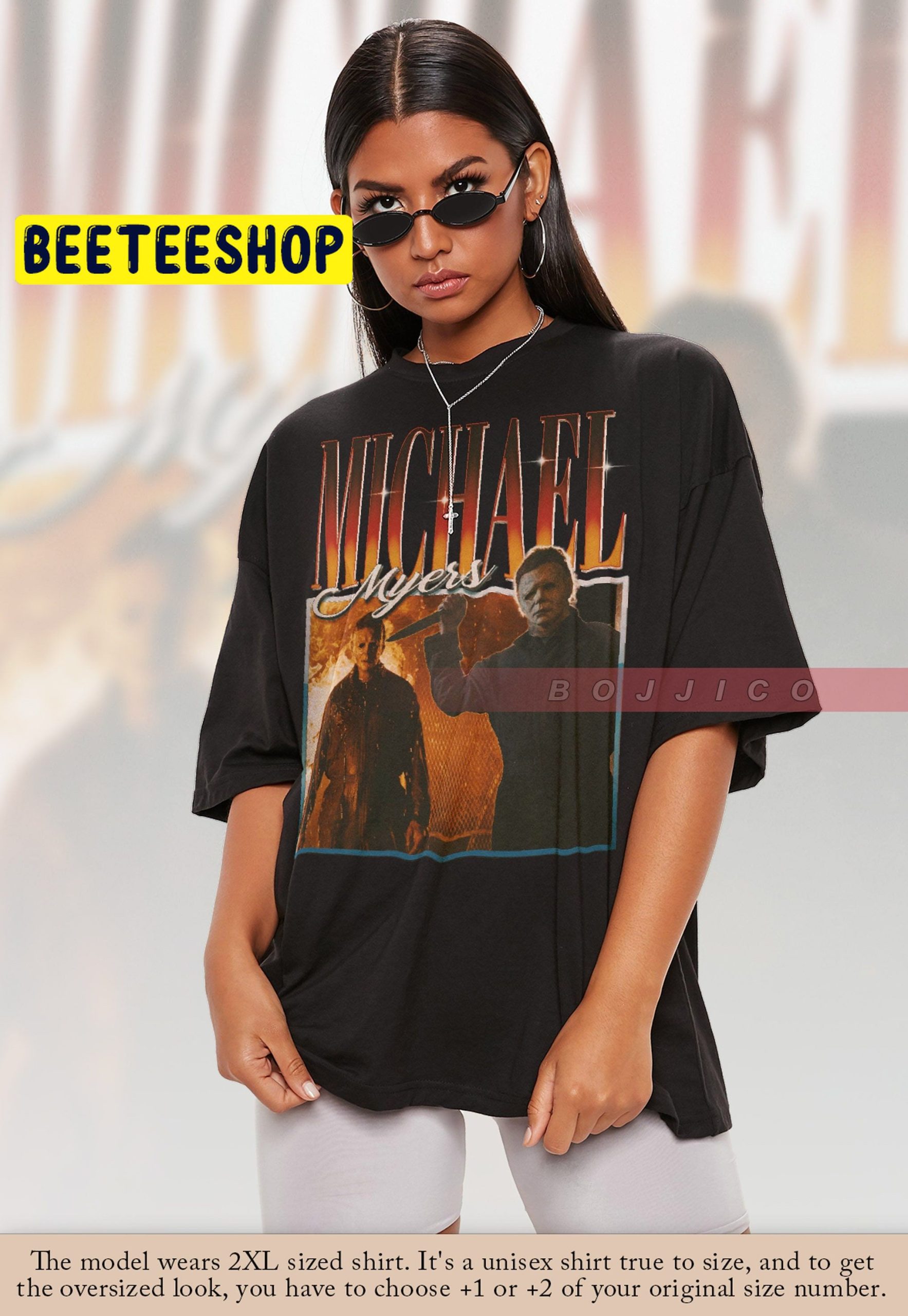 Retro Michael Myers Vintage Friday The 13th Horror Halloween Trending Unisex T-Shirt Retro Michael Myers Vintage Friday The 13th Horror Halloween Trending Unisex T-Shirt