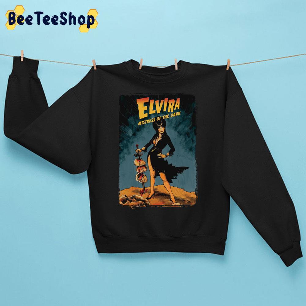 Retro Vintage Elvira Mistress Of The Dark Unisex Sweatshirt Retro Vintage Elvira Mistress Of The Dark Unisex Sweatshirt