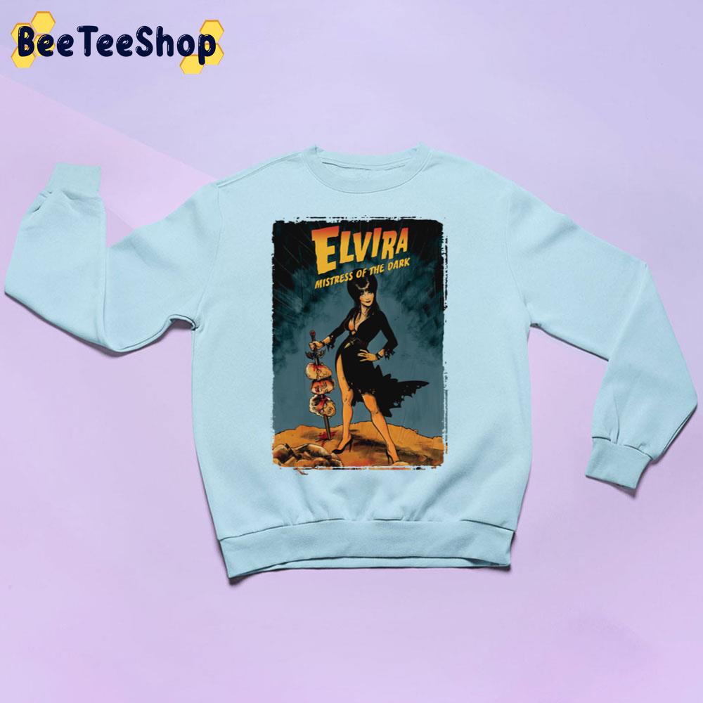 Retro Vintage Elvira Mistress Of The Dark Unisex Sweatshirt Retro Vintage Elvira Mistress Of The Dark Unisex Sweatshirt