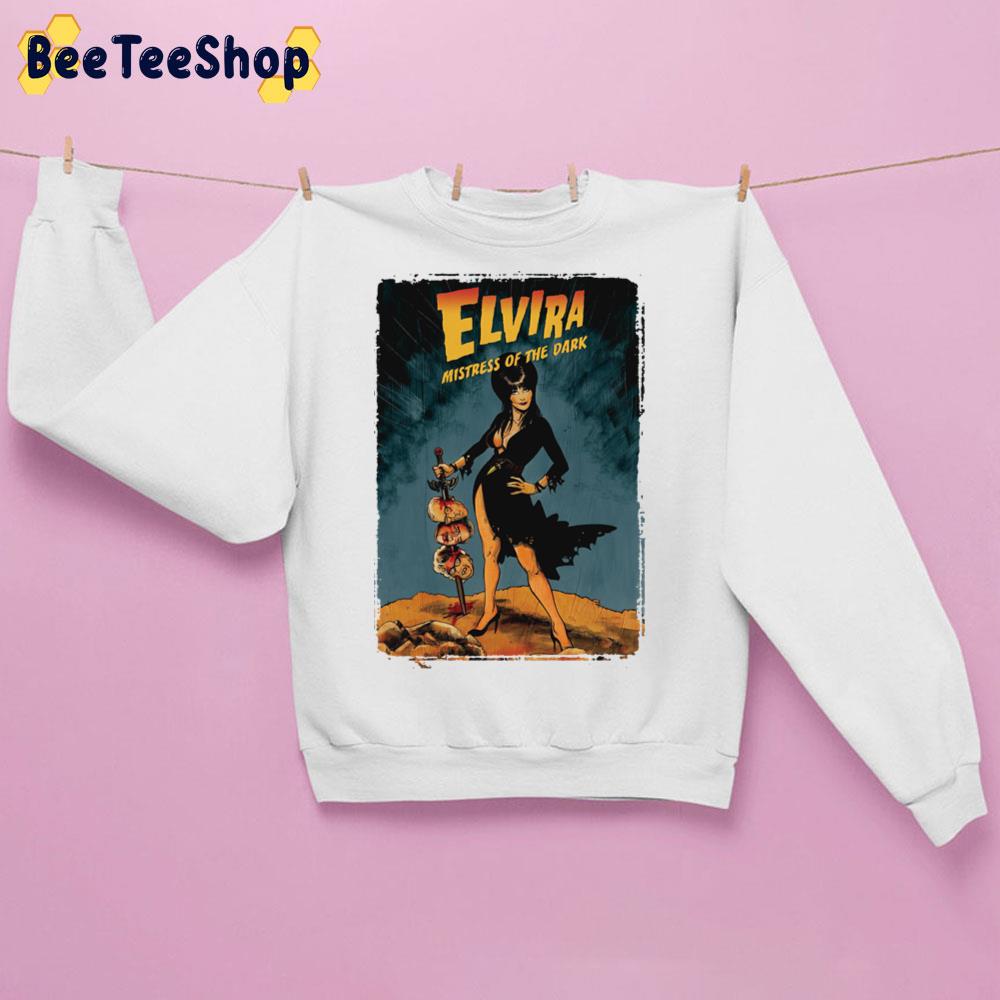 Retro Vintage Elvira Mistress Of The Dark Unisex Sweatshirt Retro Vintage Elvira Mistress Of The Dark Unisex Sweatshirt