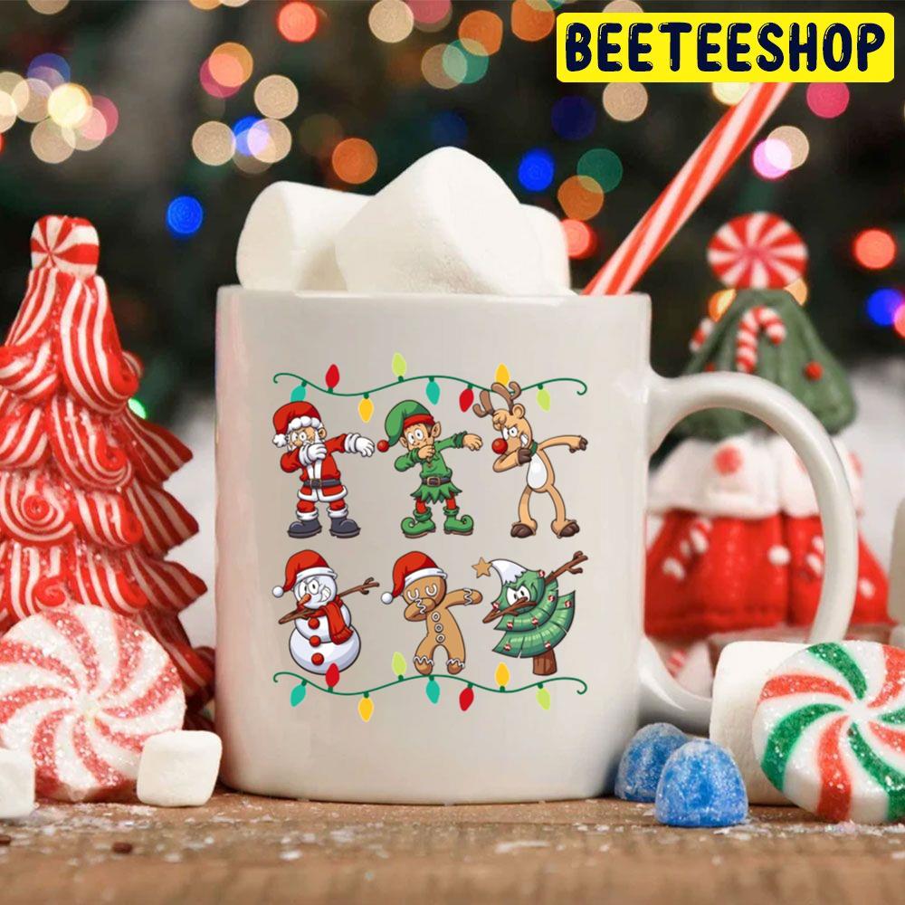 Santa And Friends Dab Christmas Trending Unisex Hoodie Santa And Friends Dab Christmas Trending Unisex Hoodie