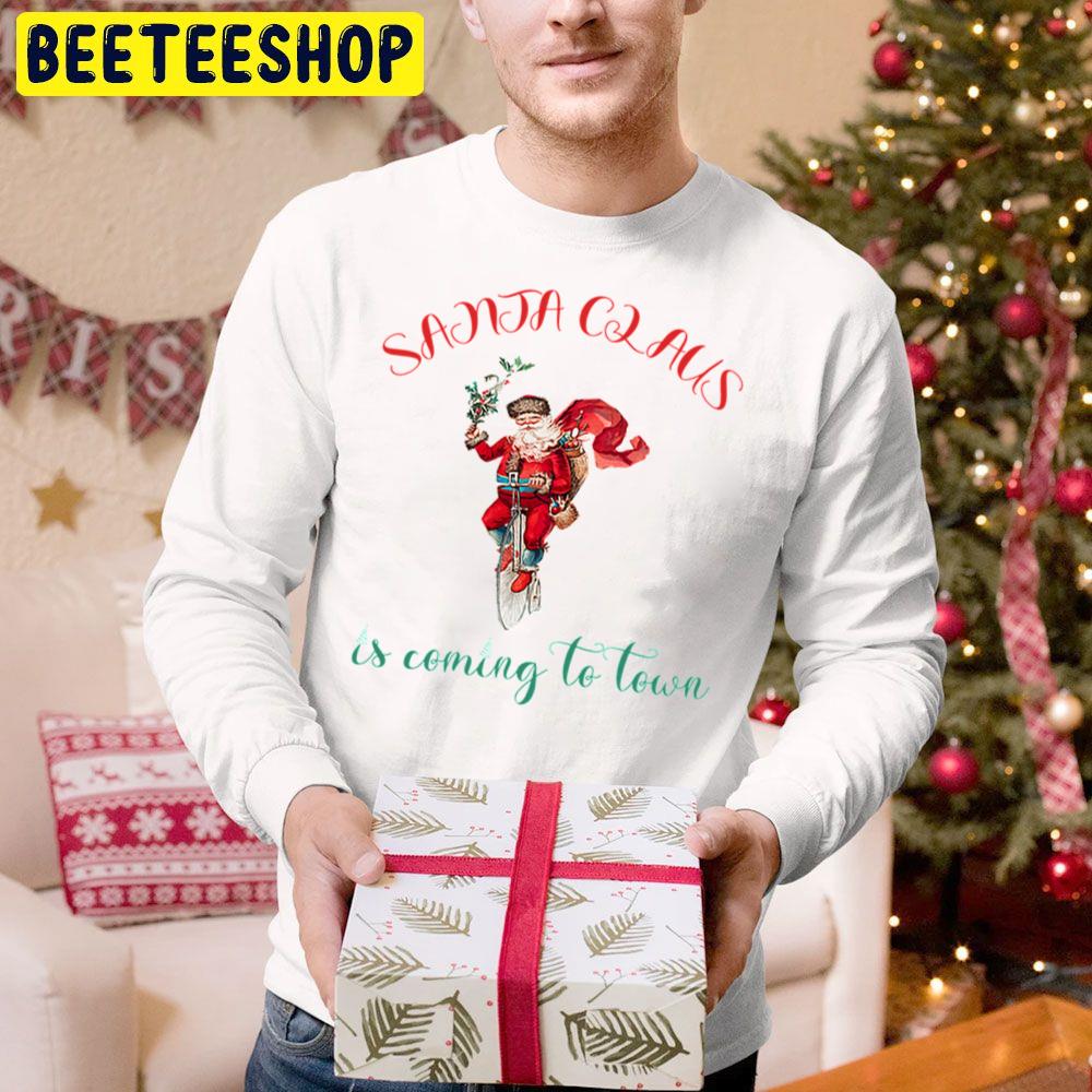 Santa Claus Is Coming To Town Merry Christmas And Happy New Year Trending Unisex Hoodie Santa Claus Is Coming To Town Merry Christmas And Happy New Year Trending Unisex Hoodie
