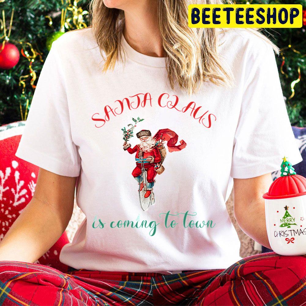 Santa Claus Is Coming To Town Merry Christmas And Happy New Year Trending Unisex Hoodie Santa Claus Is Coming To Town Merry Christmas And Happy New Year Trending Unisex Hoodie