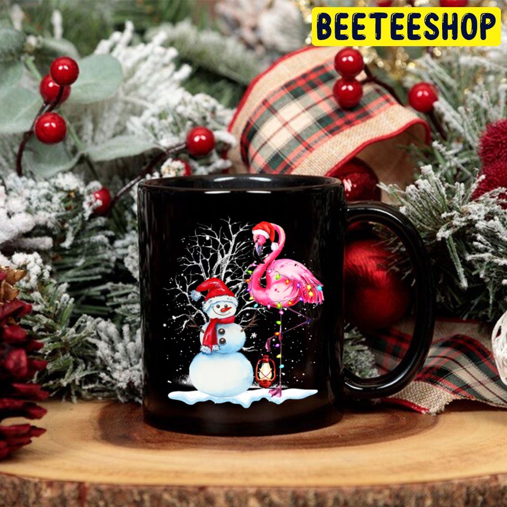 Santa Snowman Flamingo Xmas Lights Merry Christmas Trending Unisex Hoodie Santa Snowman Flamingo Xmas Lights Merry Christmas Trending Unisex Hoodie