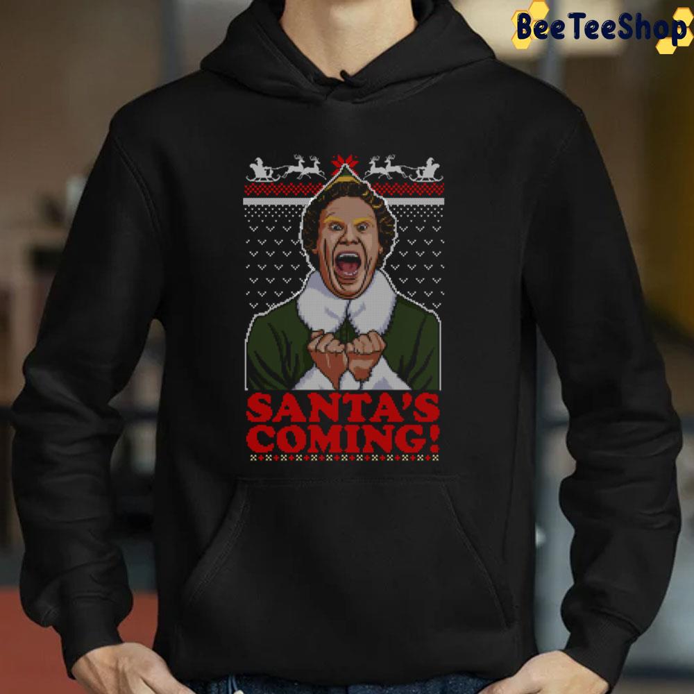 Santa's Coming Christmas Trending Unisex Sweatshirt Santa's Coming Christmas Trending Unisex Sweatshirt