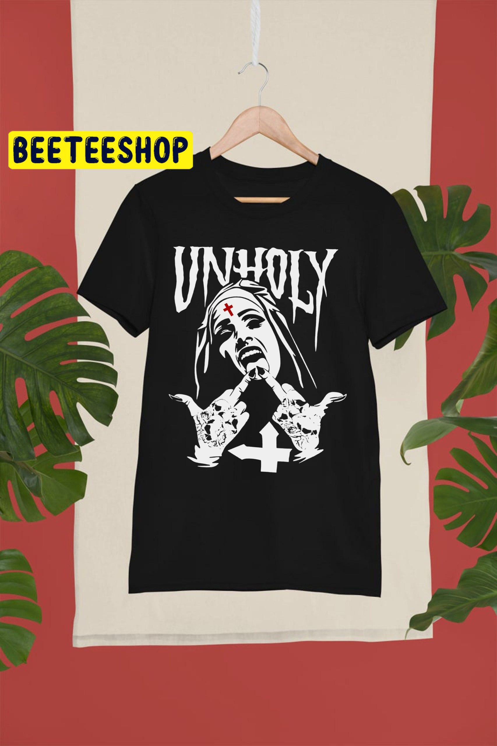 Satanic Nun Tattoos Unholy Trending Unisex T-Shirt Satanic Nun Tattoos Unholy Trending Unisex T-Shirt