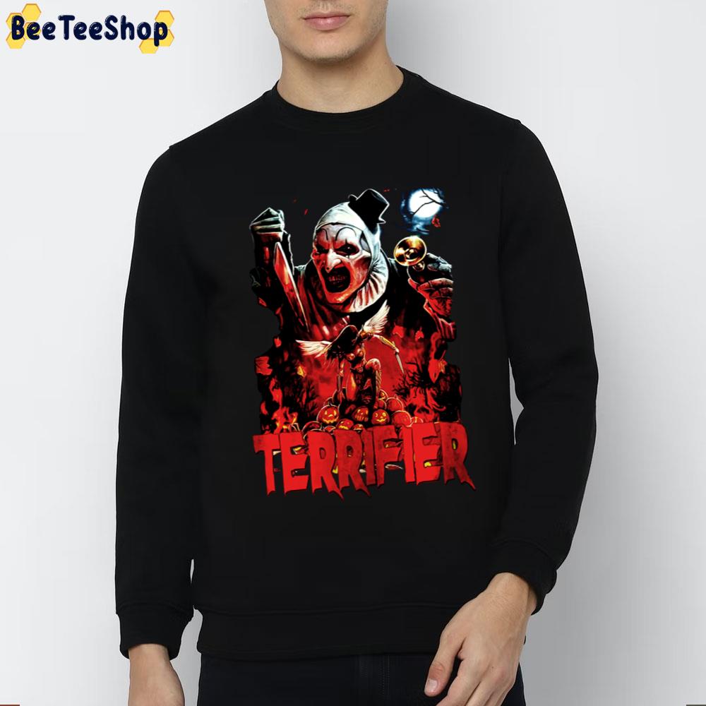 Scary Clown Terrifer Halloween Trending Unisex Sweatshirt Scary Clown Terrifer Halloween Trending Unisex Sweatshirt