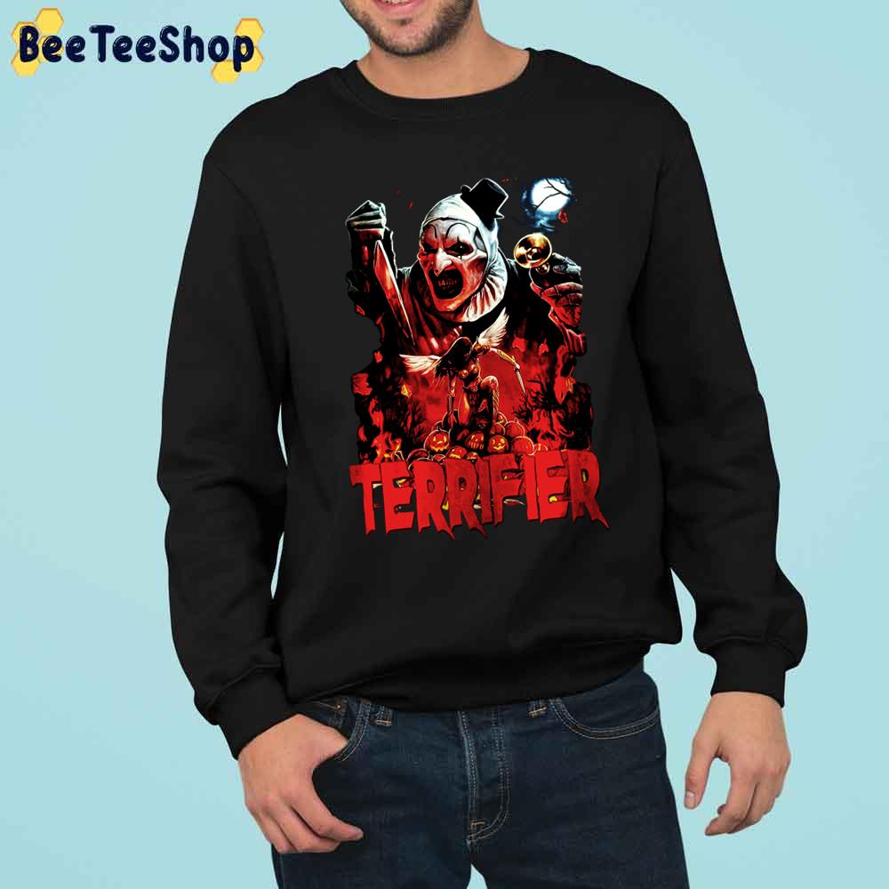 Scary Clown Terrifer Halloween Trending Unisex Sweatshirt Scary Clown Terrifer Halloween Trending Unisex Sweatshirt