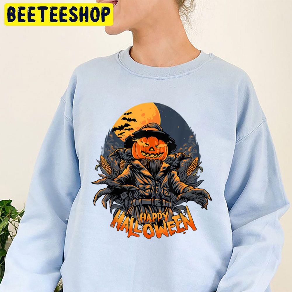 Scary Pumpkin Scarecrow Evil Pumpkin Halloween Scarecrow Trending Unisex Sweatshirt Scary Pumpkin Scarecrow Evil Pumpkin Halloween Scarecrow Trending Unisex Sweatshirt