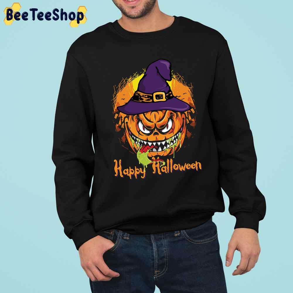 Scary Pumpking Halloween Happy Halloween Trending Unisex Sweatshirt Scary Pumpking Halloween Happy Halloween Trending Unisex Sweatshirt