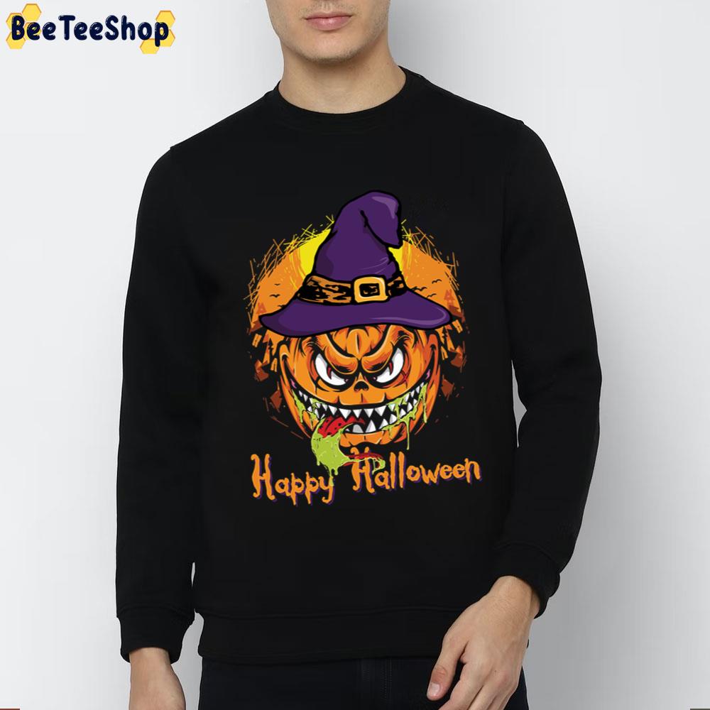 Scary Pumpking Halloween Happy Halloween Trending Unisex Sweatshirt Scary Pumpking Halloween Happy Halloween Trending Unisex Sweatshirt