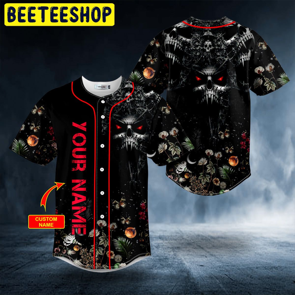 Scream Devil Grim Reaper Custom Trending Baseball Jersey Scream Devil Grim Reaper Custom Trending Baseball Jersey