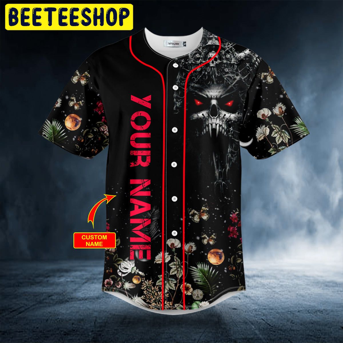 Scream Devil Grim Reaper Custom Trending Baseball Jersey Scream Devil Grim Reaper Custom Trending Baseball Jersey