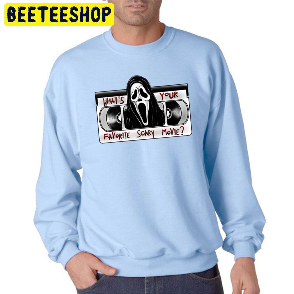 Scream Ghostface What's Your Favorite Scary Movie Halloween Unisex Sweatshirt Scream Ghostface What's Your Favorite Scary Movie Halloween Unisex Sweatshirt