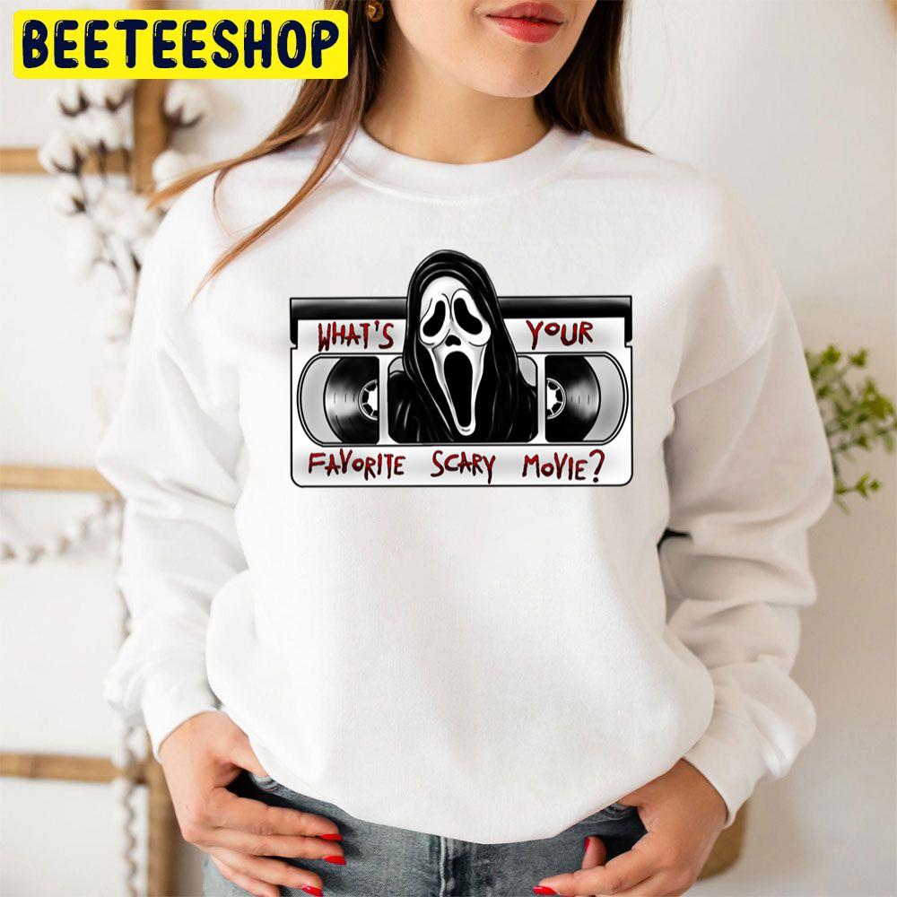 Scream Ghostface What's Your Favorite Scary Movie Halloween Unisex Sweatshirt Scream Ghostface What's Your Favorite Scary Movie Halloween Unisex Sweatshirt
