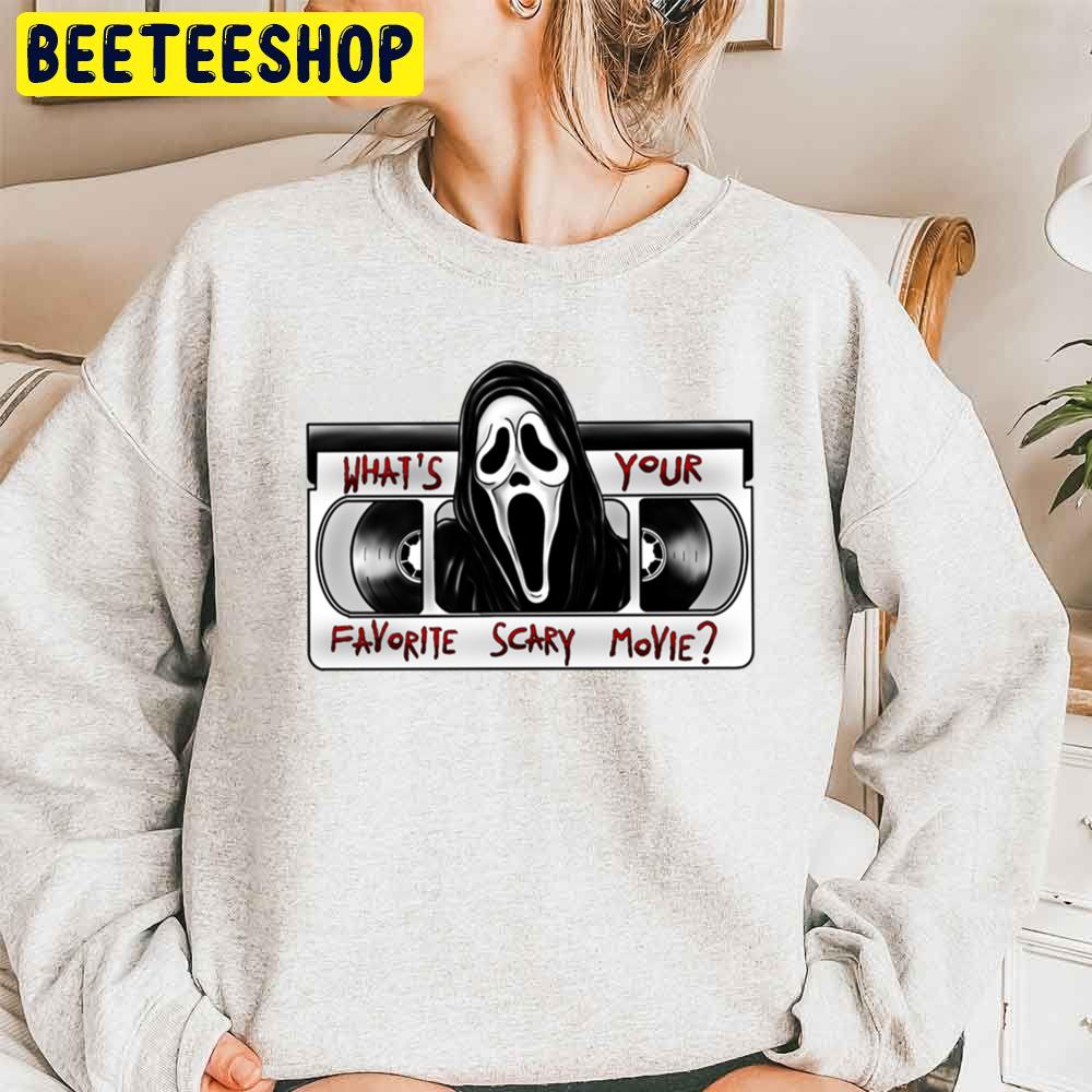 Scream Ghostface What's Your Favorite Scary Movie Halloween Unisex Sweatshirt Scream Ghostface What's Your Favorite Scary Movie Halloween Unisex Sweatshirt