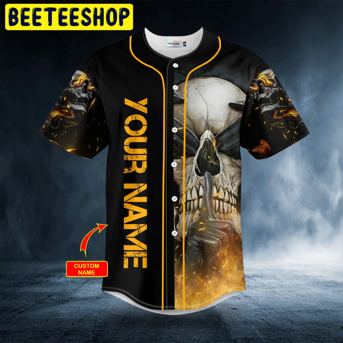 See Hear Speak No Evil Fire Skull Custom Trending Baseball Jersey See Hear Speak No Evil Fire Skull Custom Trending Baseball Jersey
