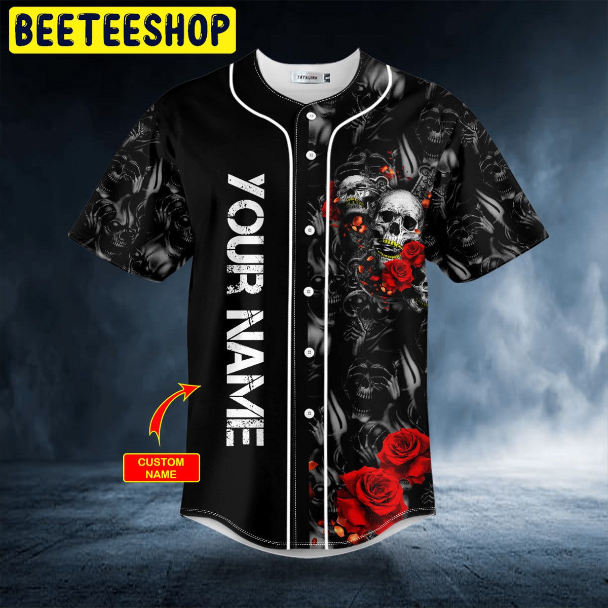 See No Hear No Speak No Sword Broken Skull Custom Trending Baseball Jersey See No Hear No Speak No Sword Broken Skull Custom Trending Baseball Jersey