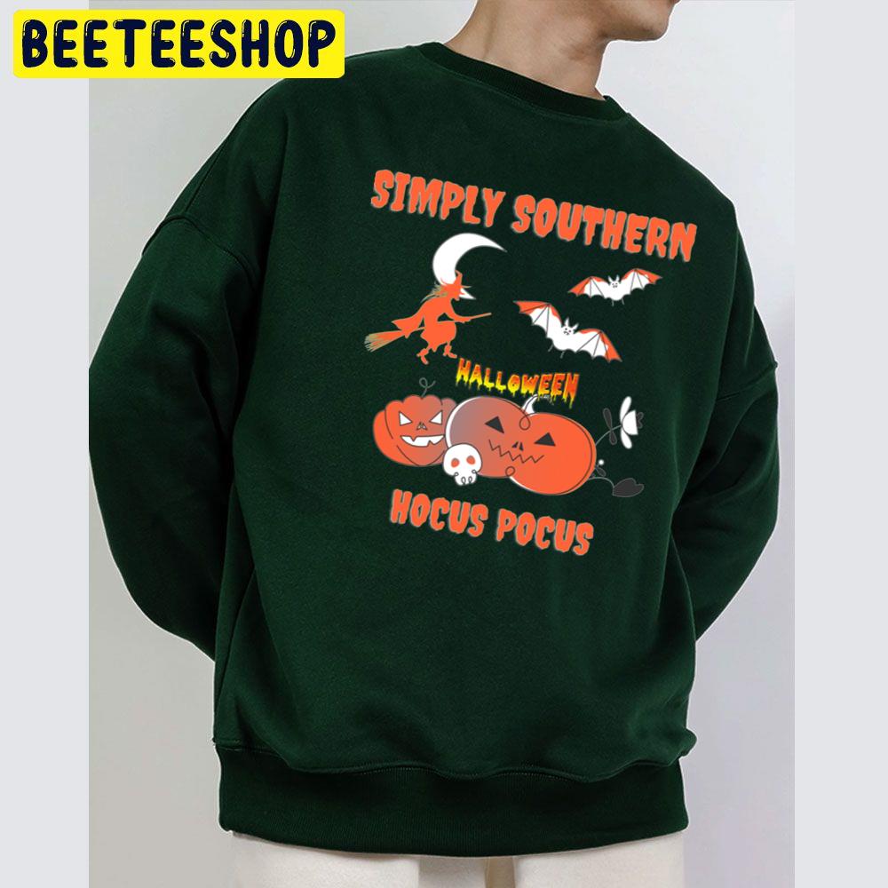 Simply Southern Hocus Pocus Witch And Pumpkin Halloween Unisex Sweatshirt Simply Southern Hocus Pocus Witch And Pumpkin Halloween Unisex Sweatshirt