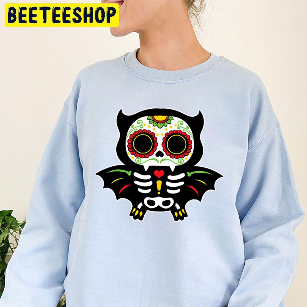 Skeleton Bat Halloween Trending Unisex Sweatshirt Skeleton Bat Halloween Trending Unisex Sweatshirt