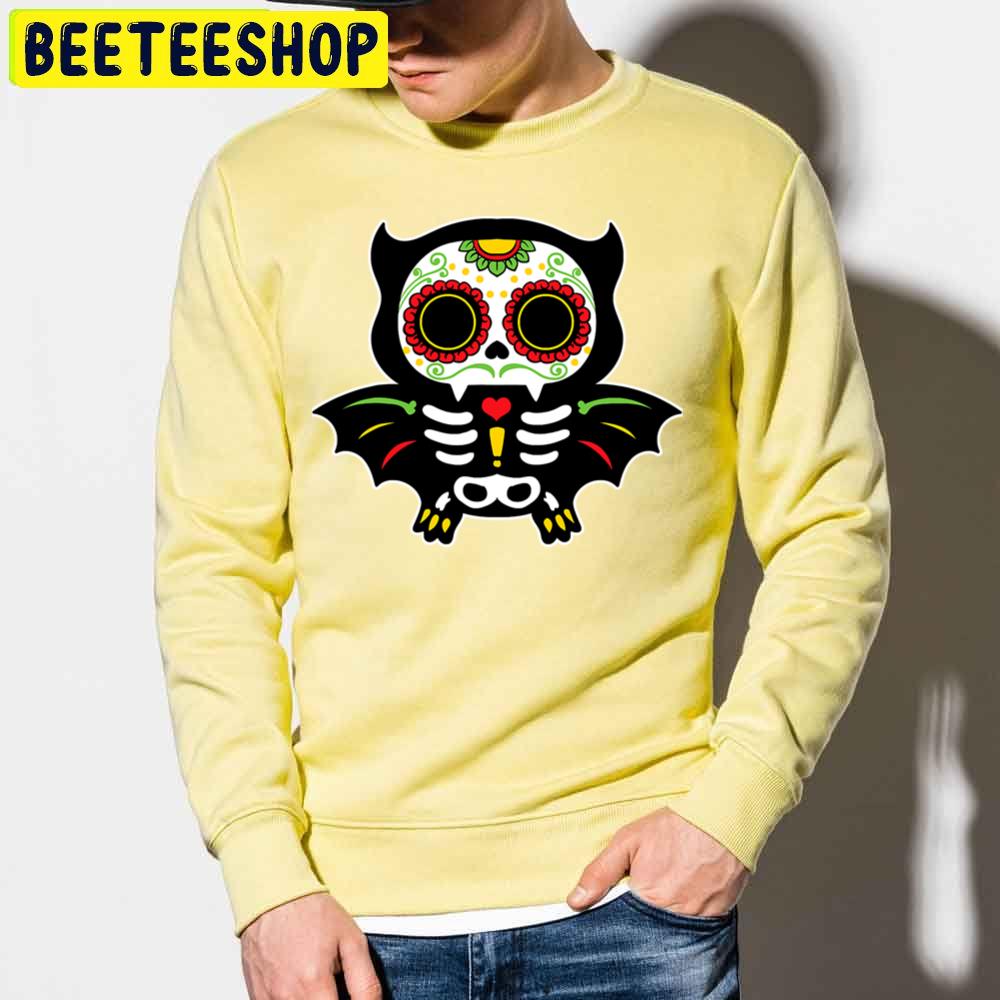 Skeleton Bat Halloween Trending Unisex Sweatshirt Skeleton Bat Halloween Trending Unisex Sweatshirt