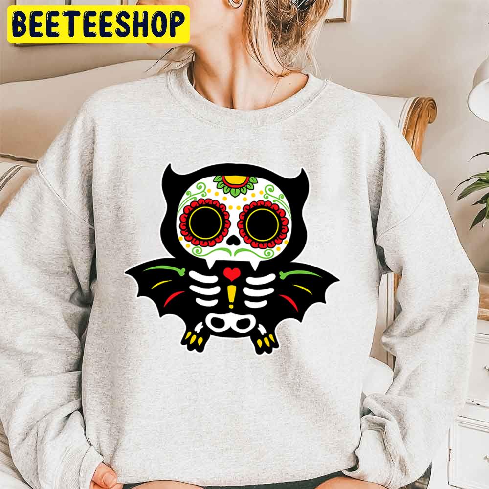 Skeleton Bat Halloween Trending Unisex Sweatshirt Skeleton Bat Halloween Trending Unisex Sweatshirt