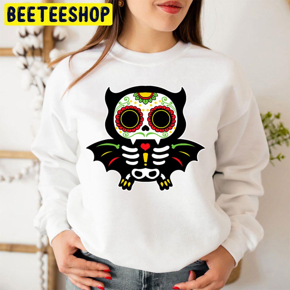 Skeleton Bat Halloween Trending Unisex Sweatshirt Skeleton Bat Halloween Trending Unisex Sweatshirt