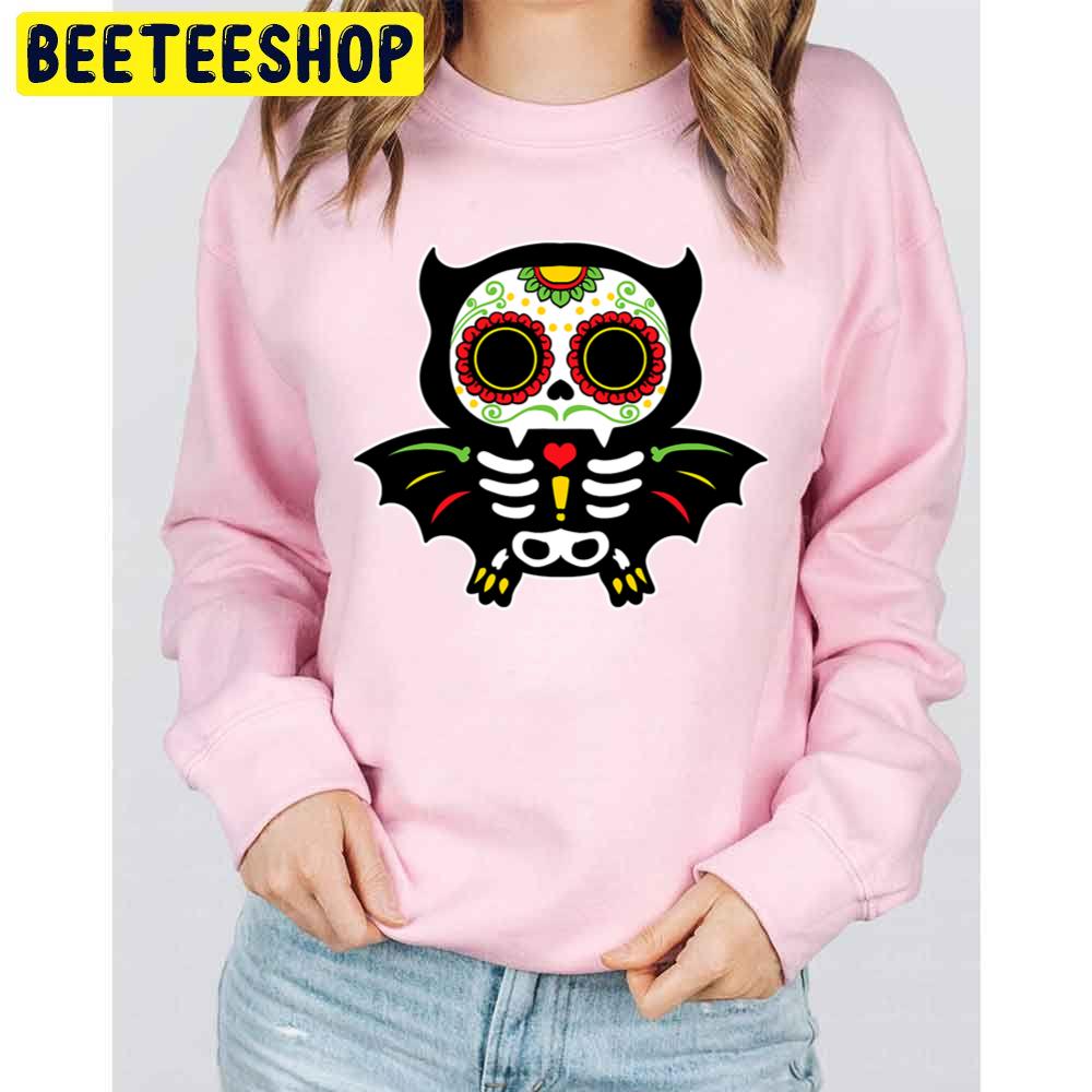 Skeleton Bat Halloween Trending Unisex Sweatshirt Skeleton Bat Halloween Trending Unisex Sweatshirt