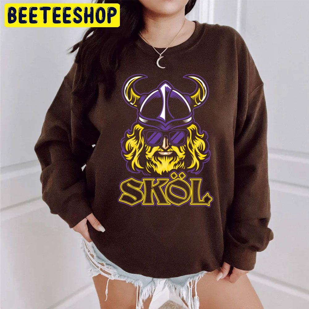 Skol Vikings Nordic Scandinavian Helmet Trending Unisex Sweatshirt Skol Vikings Nordic Scandinavian Helmet Trending Unisex Sweatshirt