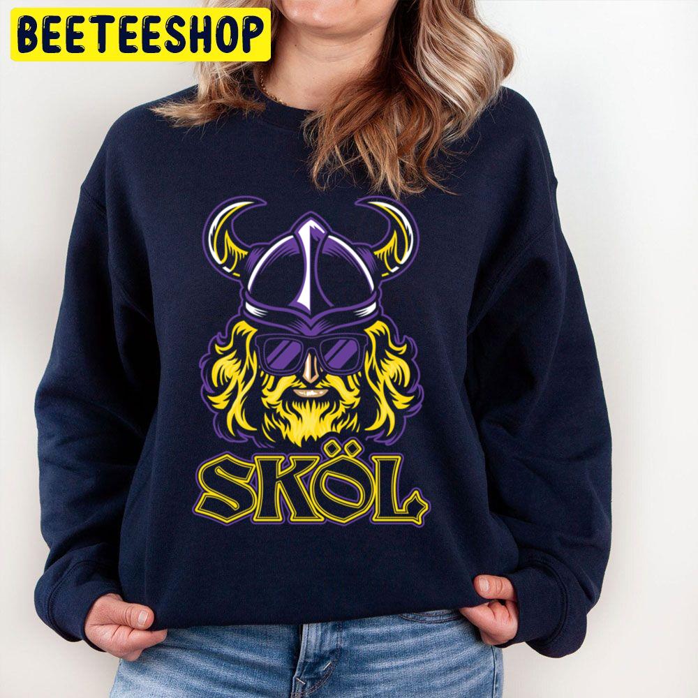 Skol Vikings Nordic Scandinavian Helmet Trending Unisex Sweatshirt Skol Vikings Nordic Scandinavian Helmet Trending Unisex Sweatshirt
