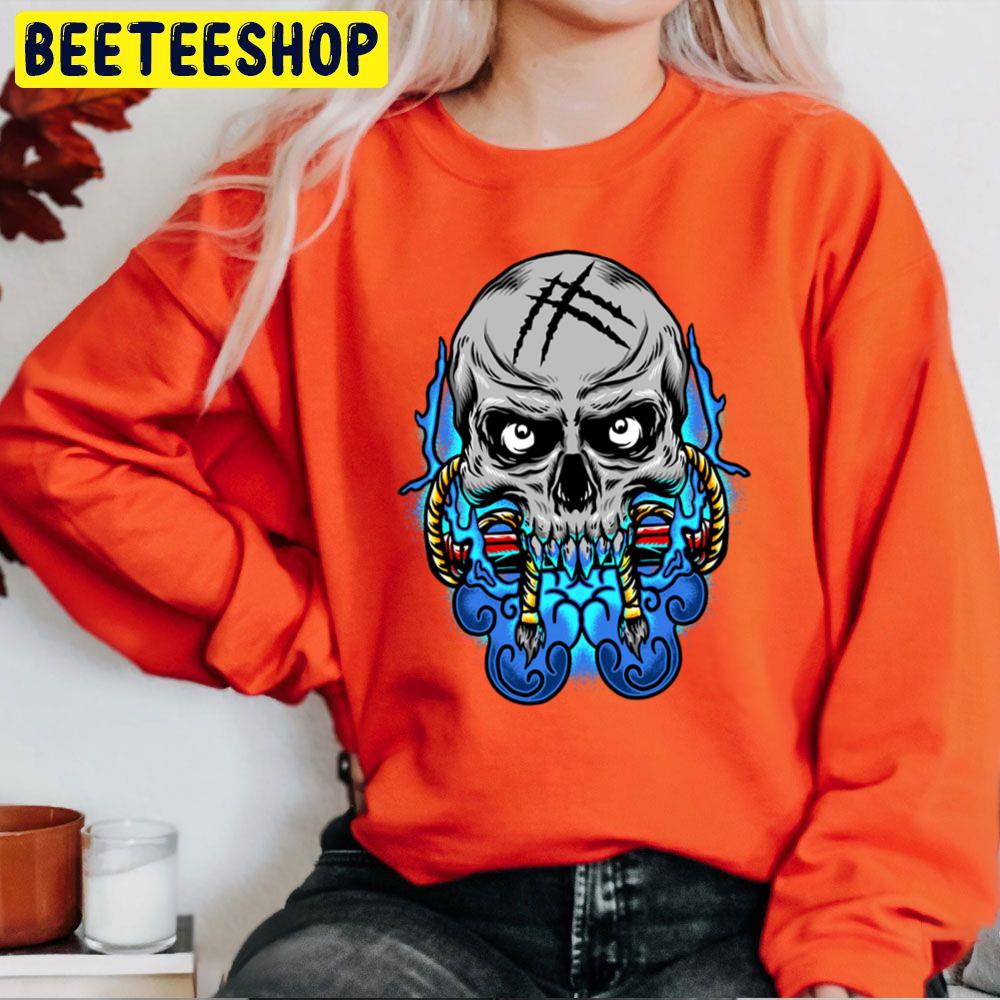 Skull Art Halloween Unisex Sweatshirt Skull Art Halloween Unisex Sweatshirt