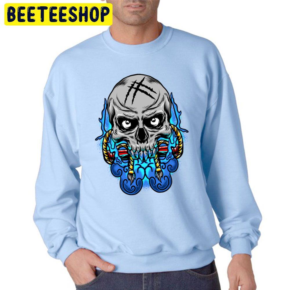 Skull Art Halloween Unisex Sweatshirt Skull Art Halloween Unisex Sweatshirt