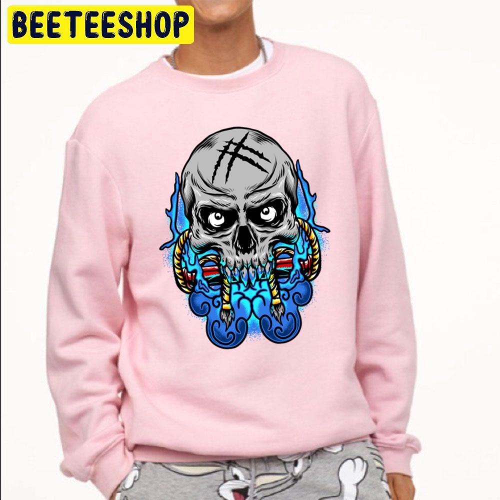 Skull Art Halloween Unisex Sweatshirt Skull Art Halloween Unisex Sweatshirt