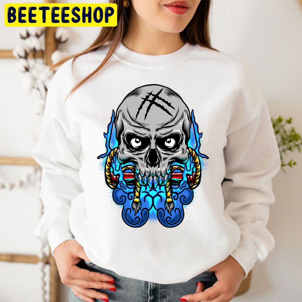Skull Art Halloween Unisex Sweatshirt Skull Art Halloween Unisex Sweatshirt