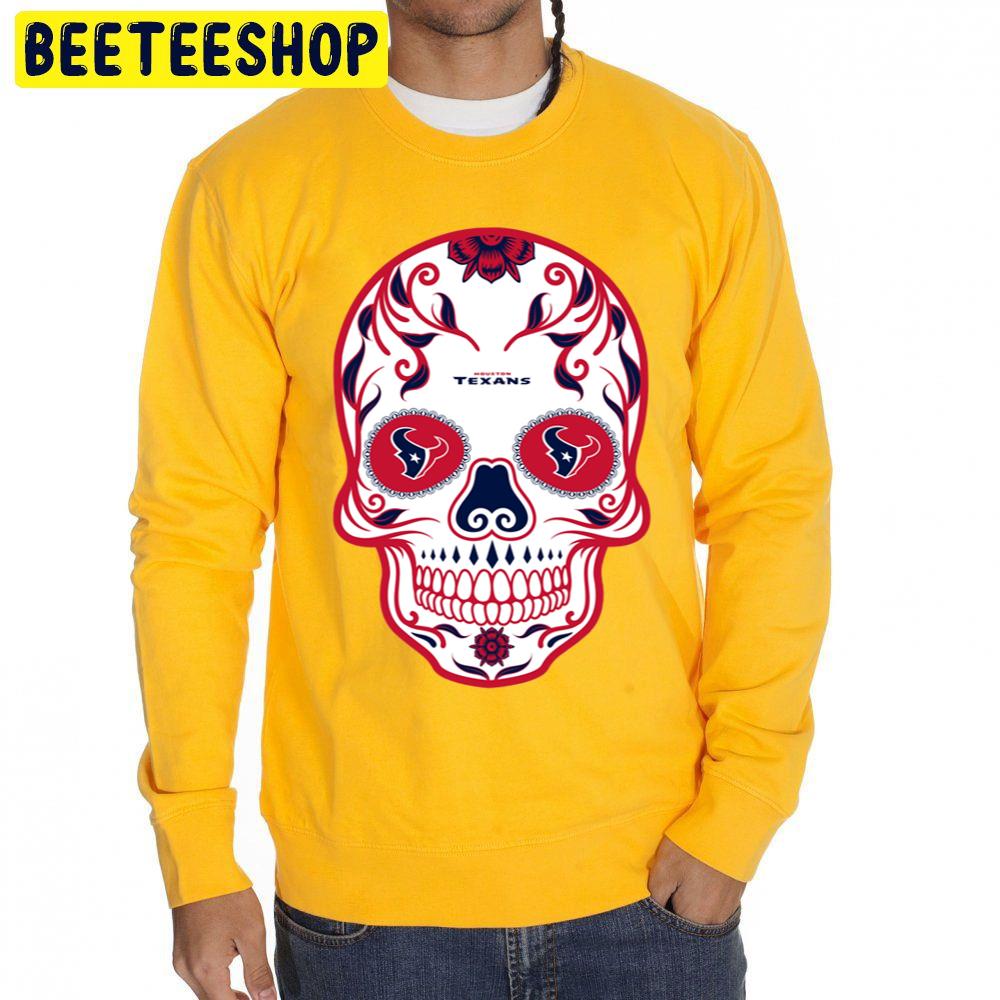 Skull Art Houston Texans Trending Unisex Sweatshirt Skull Art Houston Texans Trending Unisex Sweatshirt