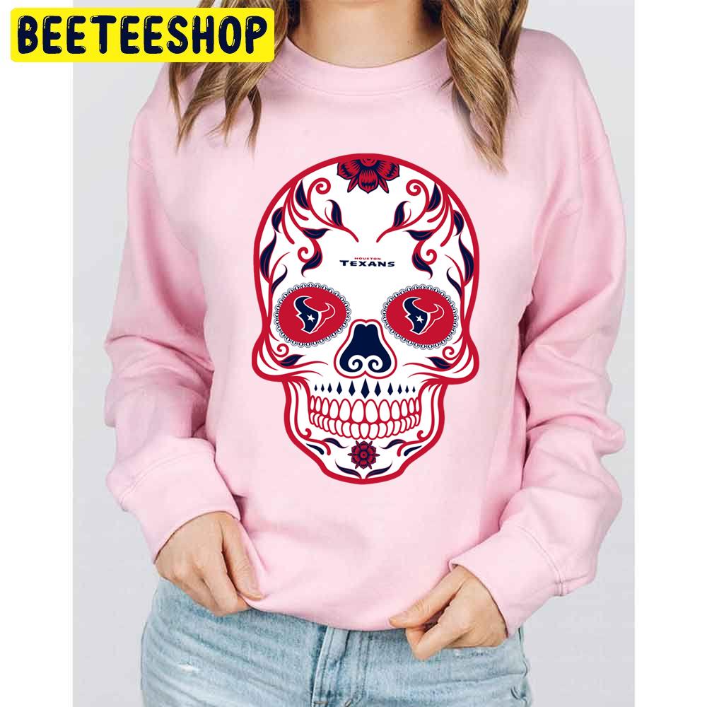 Skull Art Houston Texans Trending Unisex Sweatshirt Skull Art Houston Texans Trending Unisex Sweatshirt