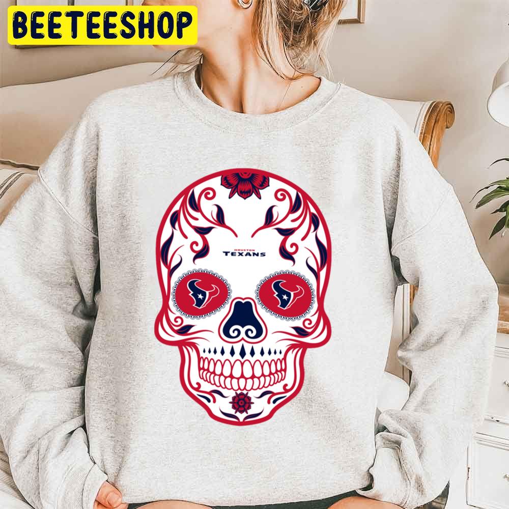 Skull Art Houston Texans Trending Unisex Sweatshirt Skull Art Houston Texans Trending Unisex Sweatshirt