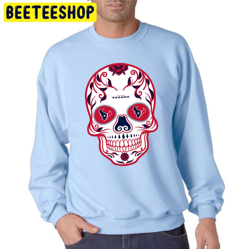 Skull Art Houston Texans Trending Unisex Sweatshirt Skull Art Houston Texans Trending Unisex Sweatshirt
