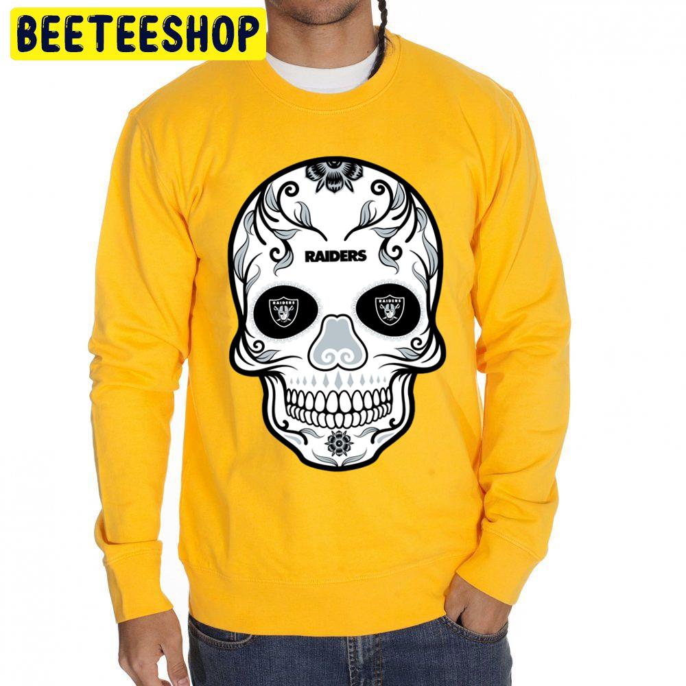 Skull Art Las Vegas Raiders Football Trending Unisex Sweatshirt Skull Art Las Vegas Raiders Football Trending Unisex Sweatshirt